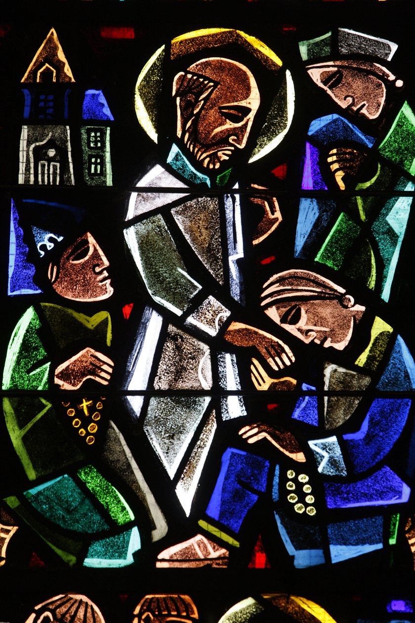 Saint-Corentin (Saint Corentin) Katedrali, Quimper Vitray: Saint Paul, Quimper, Fransa by Unbekannt