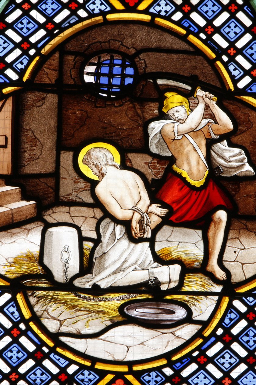 Saint-Corentin (Saint Corentin) Katedrali, Quimper Vitray: Vaftizci Yahya
