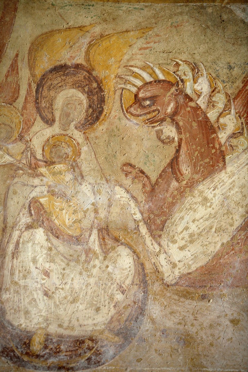 Saint-Savin manastır tablosu: Kıyamet, Saint-Savin-sur-Gartempe, Fransa by Unbekannt
