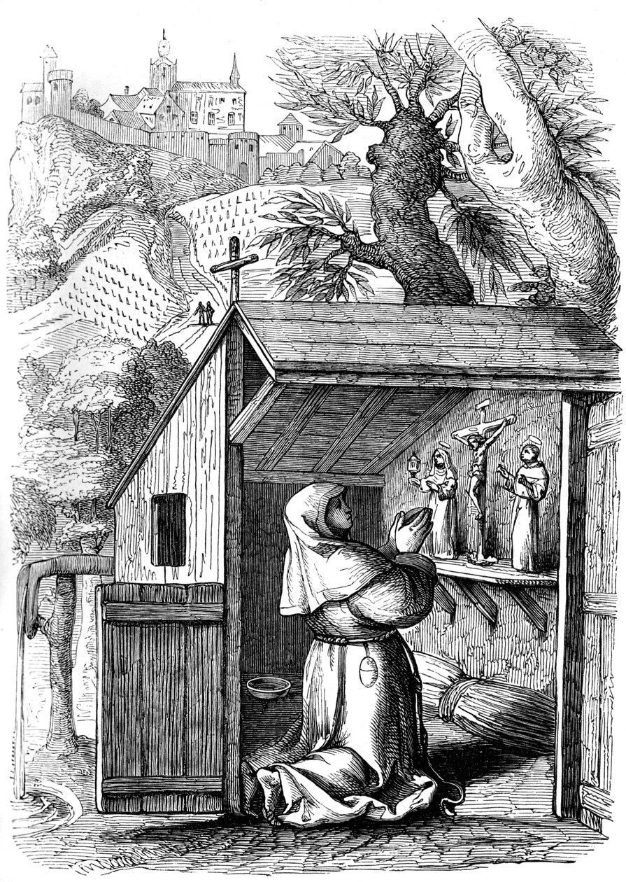 Aziz Colette 1381-1447, c16. yüzyıl 1849 by Unbekannt