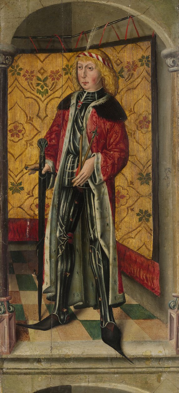 Aziz George ve Aziz Sebastian, yak. 1480. by Unbekannt