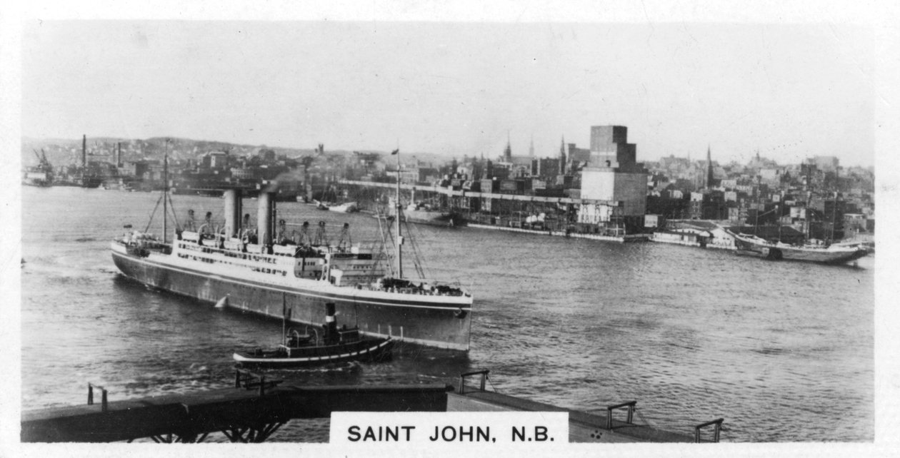 Saint John Limanı, New Brunswick, Kanada, c1920s by Unbekannt