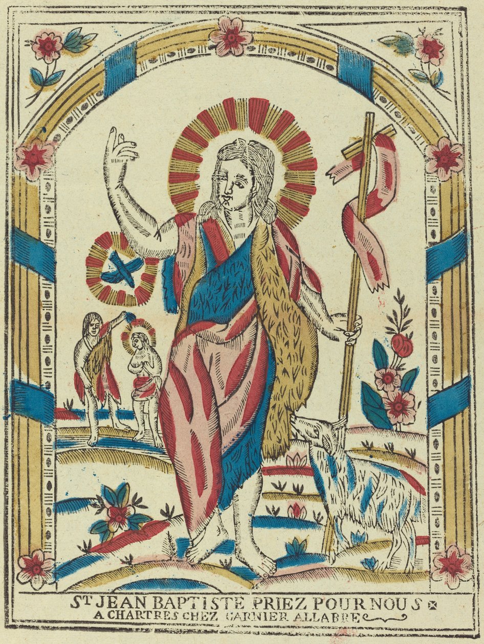Vaftizci Yahya Bizim İçin Dua Edin, c. 1820. by Unbekannt