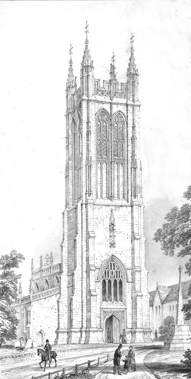 Aziz Peter Kilisesi, Evercreech, Somerset, c1850s by Unbekannt