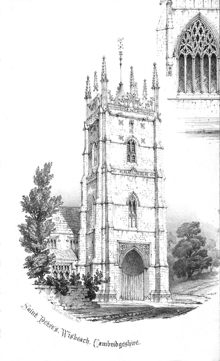 Aziz Peter Kilisesi, Wisbech, Cambridgeshire, c1850s by Unbekannt