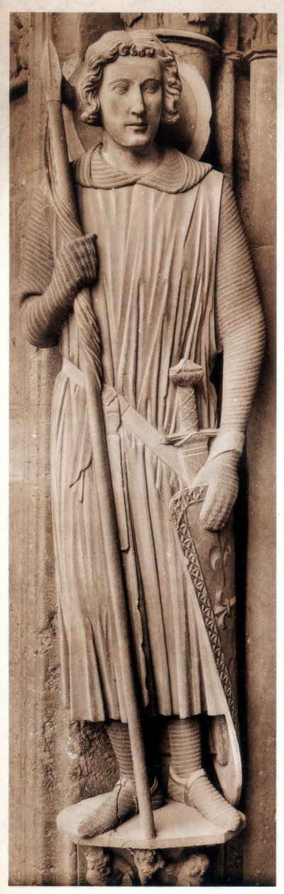 Saint Theodore, Chartres Katedrali, Fransa, 13. yüzyıl by Unbekannt