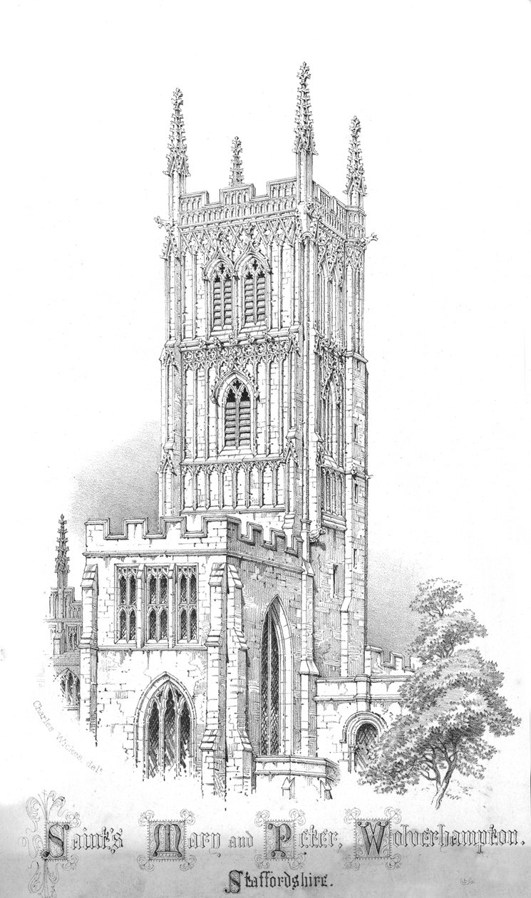 Aziz Mary ve Peter, Wolverhampton. Staffordshire, c1850