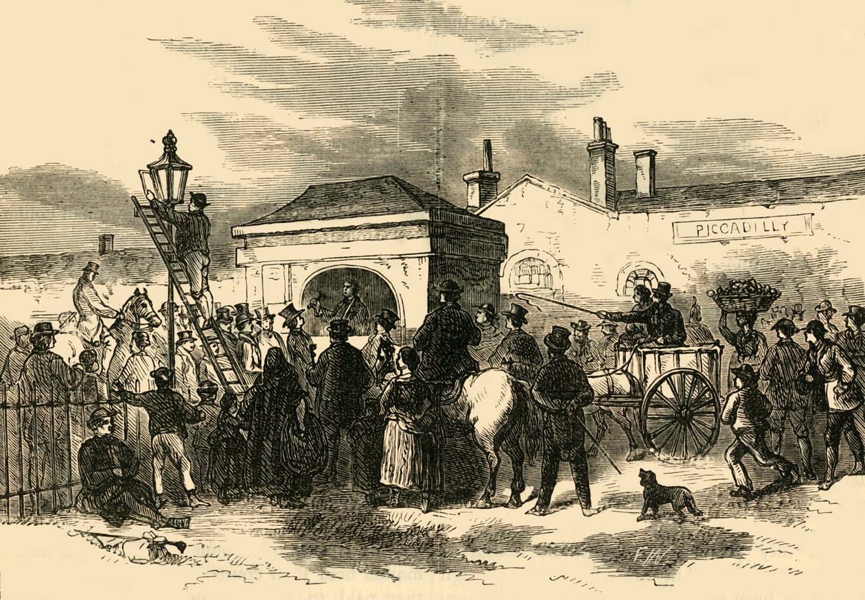 Hyde Park Turnpike satışı, c1876. by Unbekannt