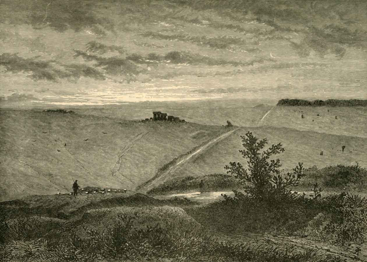 Salisbury Ovası, Amesbury yakınlarında, 1898. by Unbekannt