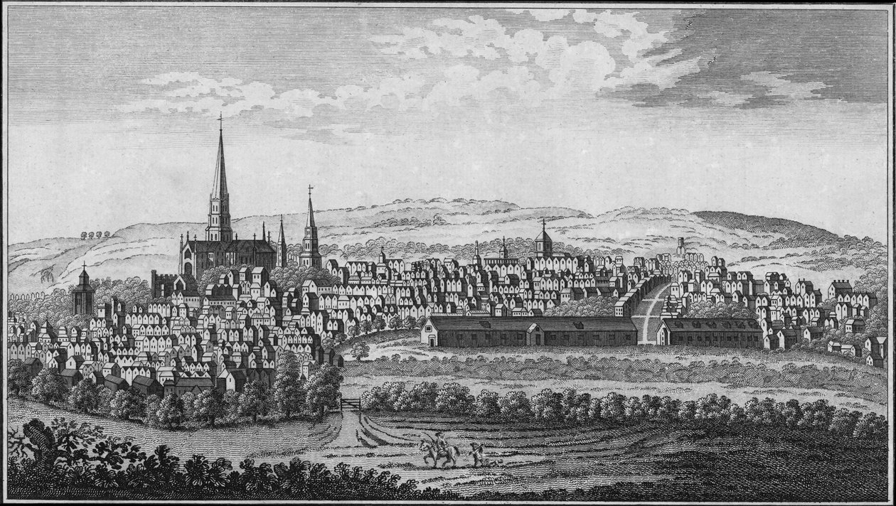 Salisbury, Wiltshire, 18. yüzyılın ortaları. by Unbekannt