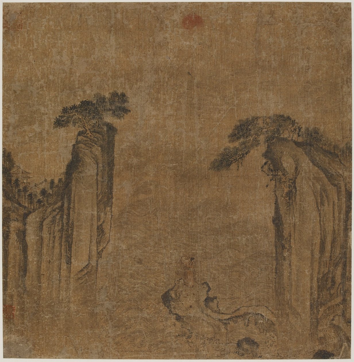 Denizin üzerinde güneşin doğuşunu selamlayan, Ming hanedanı, 1368-1644. by Unbekannt