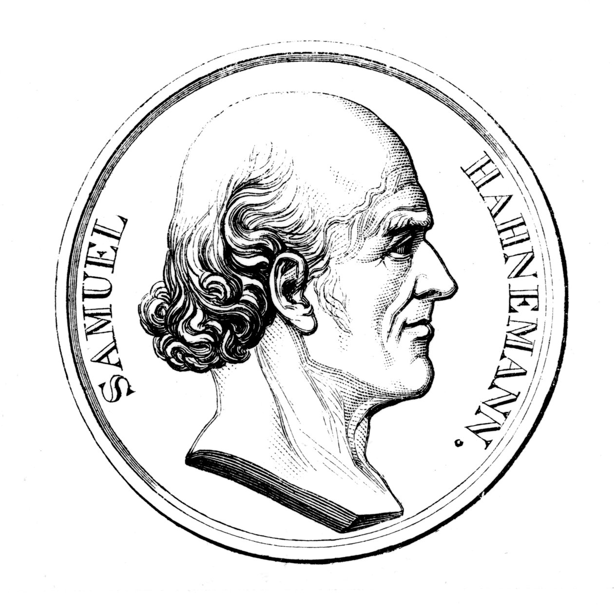 Samuel Hahnemann, Alman doktor, 1860 by Unbekannt