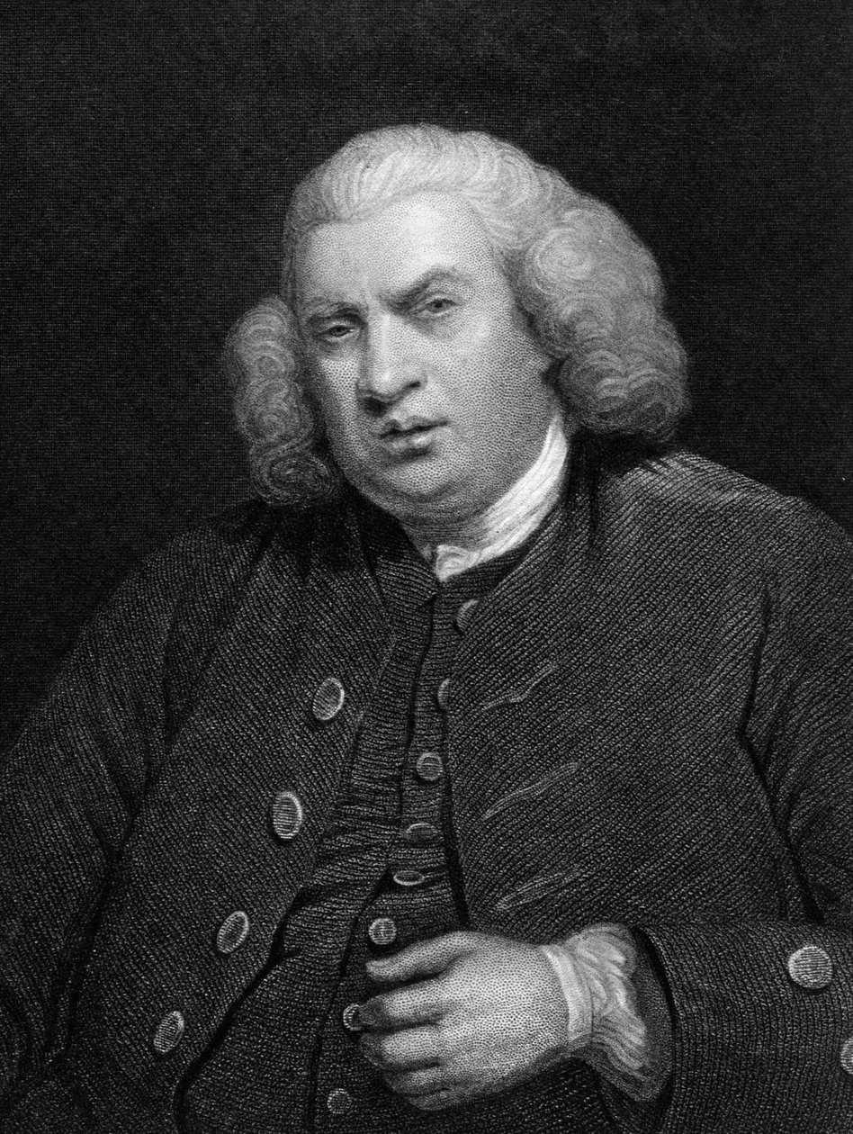 Samuel Johnson, edebiyat eleştirmeni, şair, denemeci, biyografi yazarı, 19. yüzyıl by Unbekannt