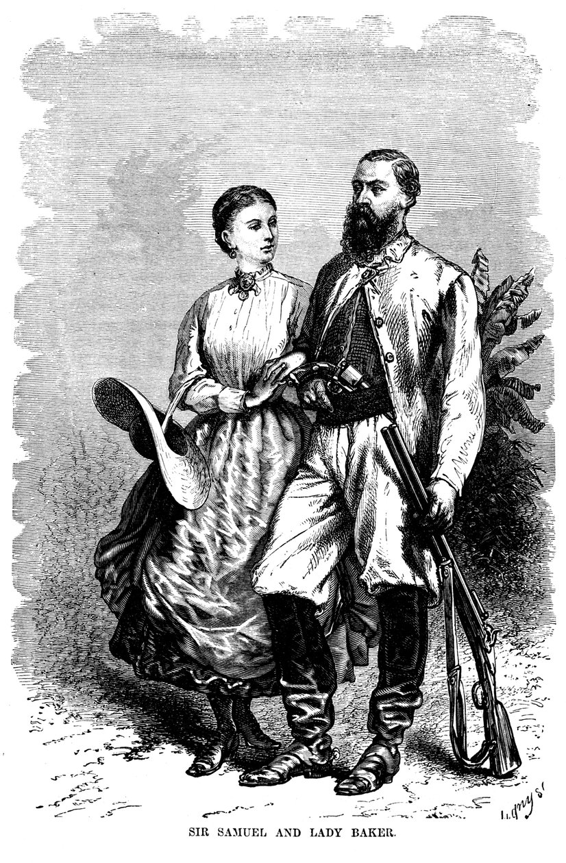 Samuel White Baker 1821-1893, İngiliz kaşif ve kölelik karşıtı kampanyacı, 1874 by Unbekannt