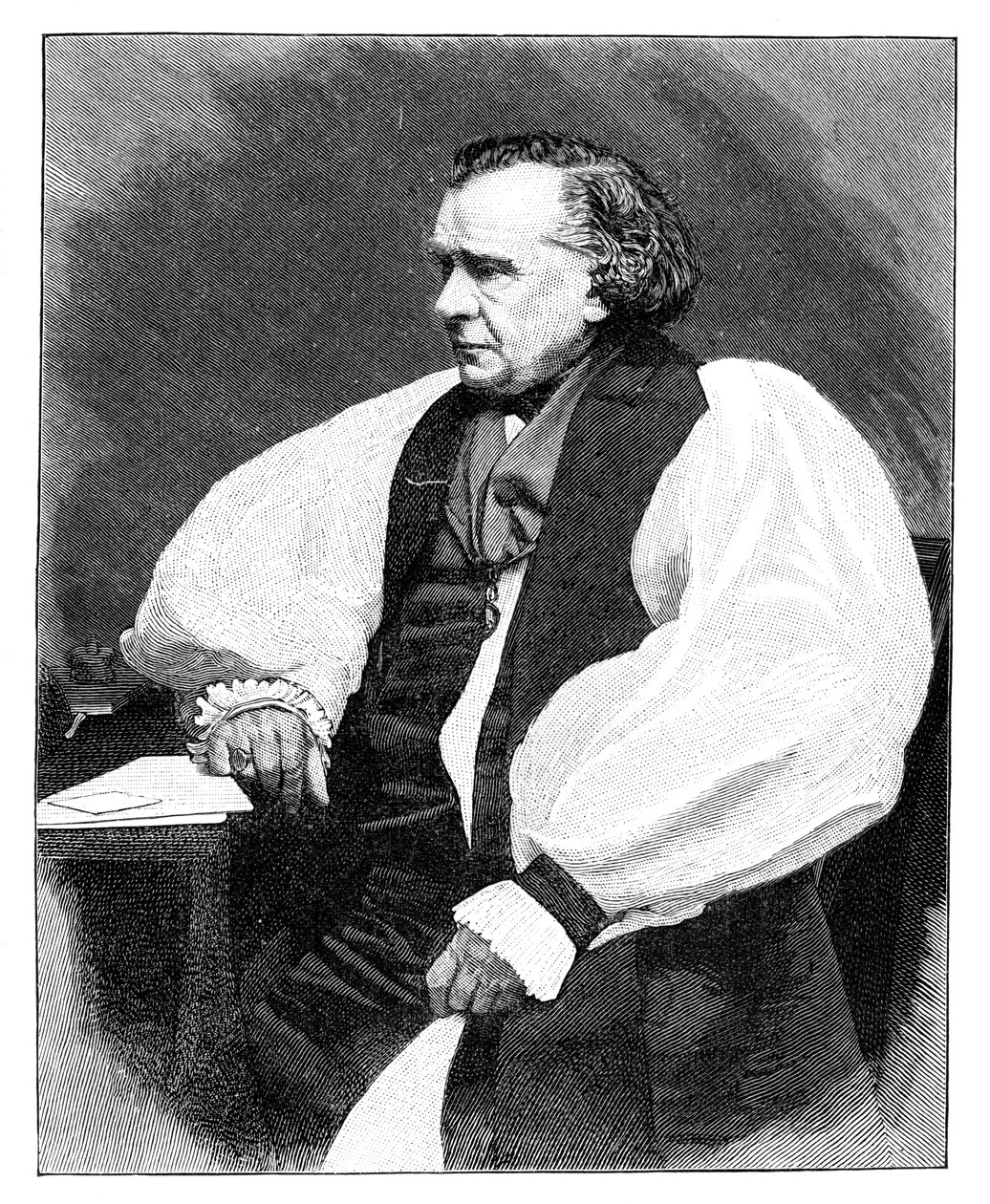 Samuel Wilberforce 1805-1873, Winchester Piskoposu by Unbekannt