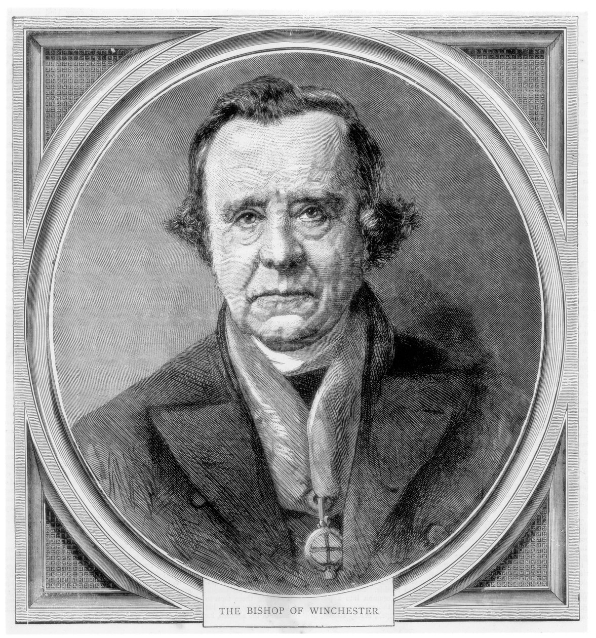 Samuel Wilberforce, İngiliz kilise adamı, 1870 by Unbekannt