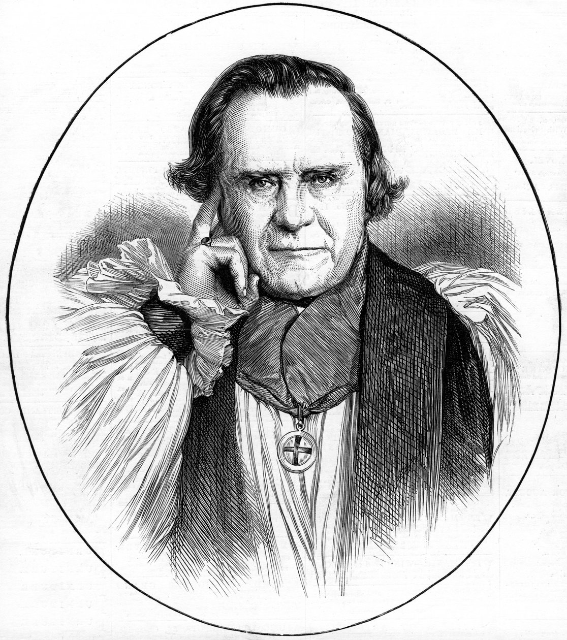 Samuel Wilberforce, İngiliz başrahip, 1873 by Unbekannt