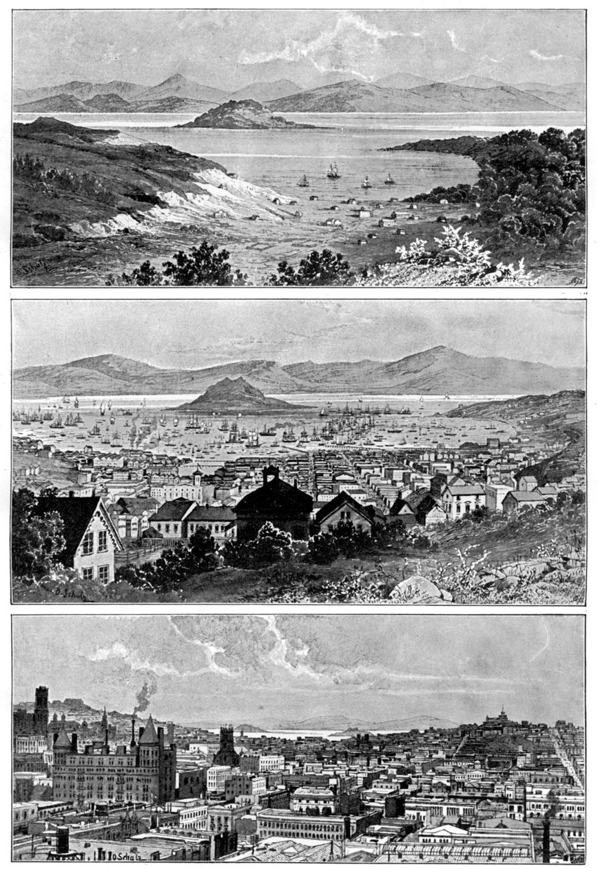 San Francisco, Kasım 1848, 1858 ve 19. yüzyılın sonu, 1901 by Unbekannt
