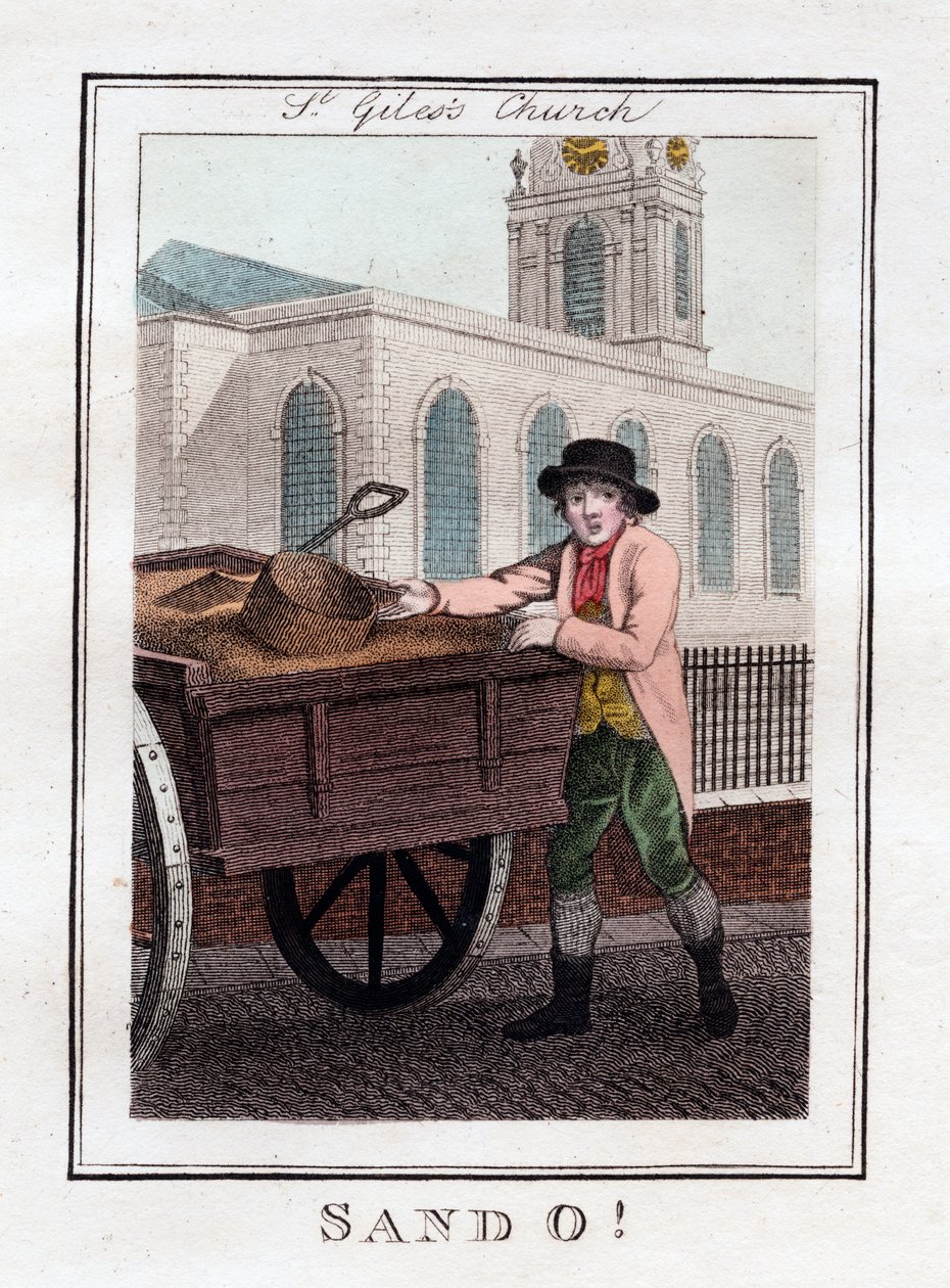 Sand O, St Giles Kilisesi, Londra, 1805 by Unbekannt