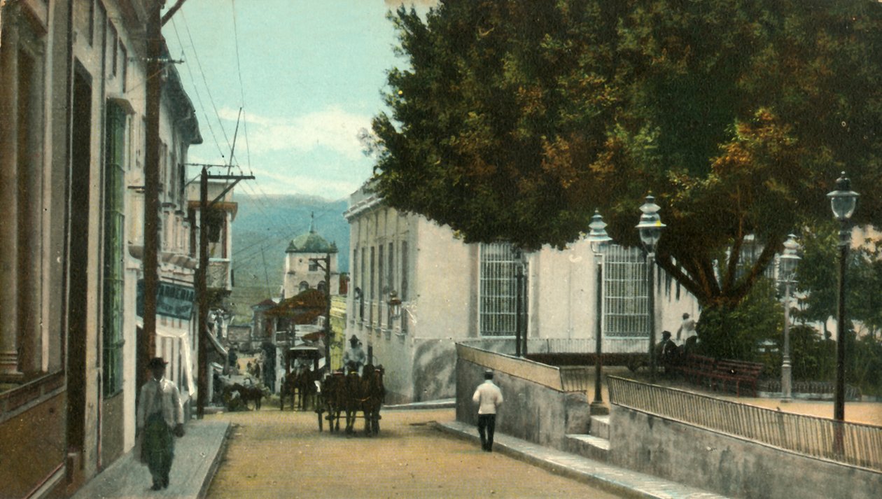 Santiago de Cuba - Santo Tomas Caddesi, 1907. by Unbekannt