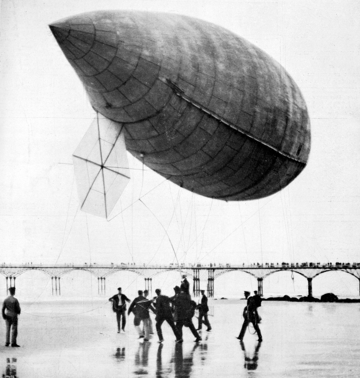 Santos-Dumonts zeplin Trouville, Fransa