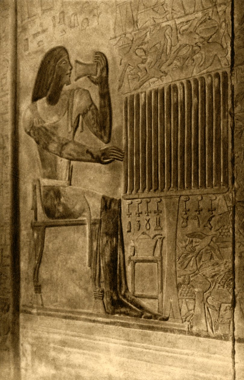 Saqqara - Ptahotep Mezarı - Duvar Dekorasyonu, c1918-c1939. by Unbekannt