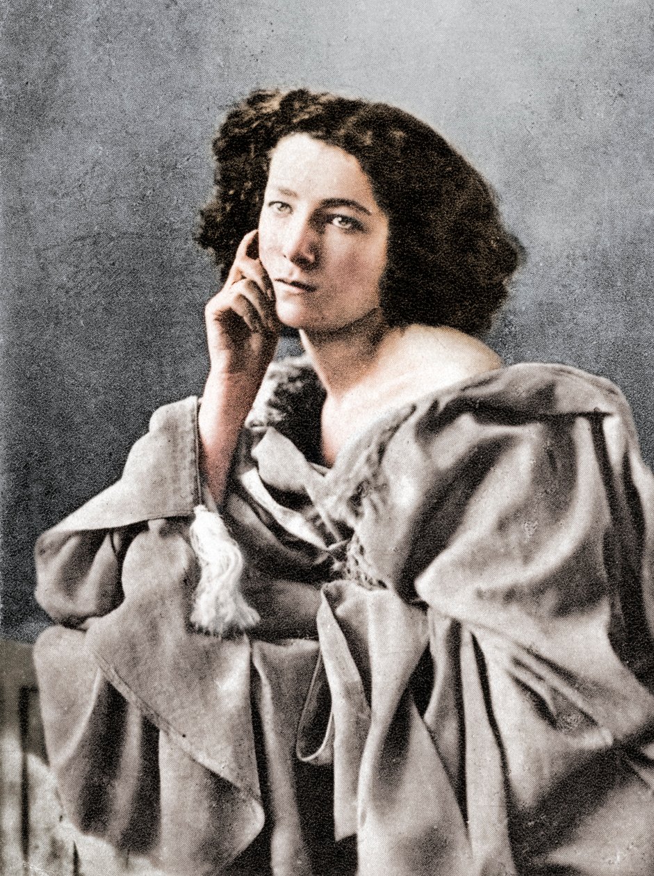 Sarah Bernhardt, Fransız aktris, 1869 by Unbekannt
