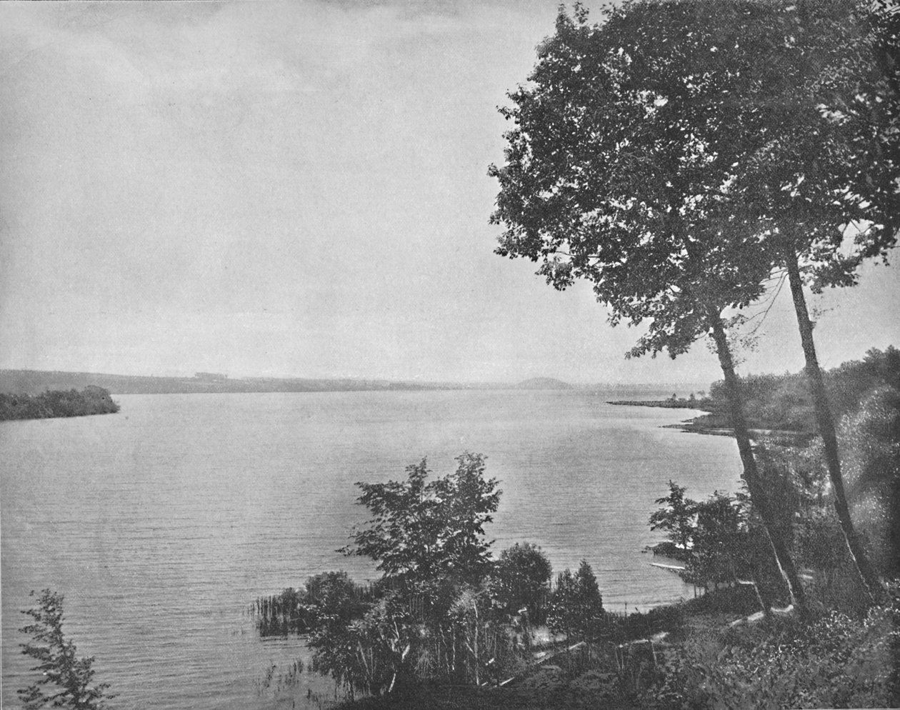 Saratoga Gölü, Saratoga, NY, c1897. by Unbekannt