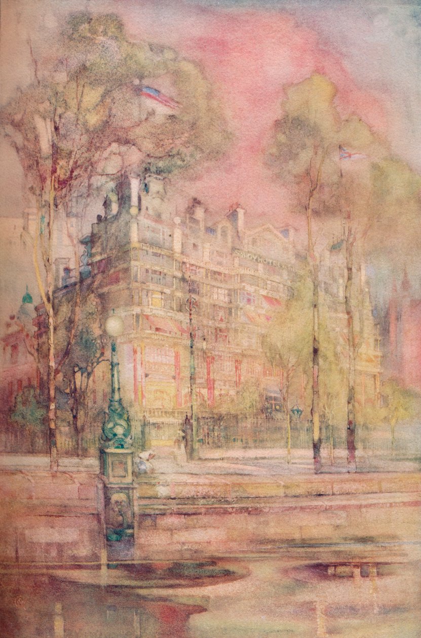 Savoy Oteli, Londra, c1905 by Unbekannt