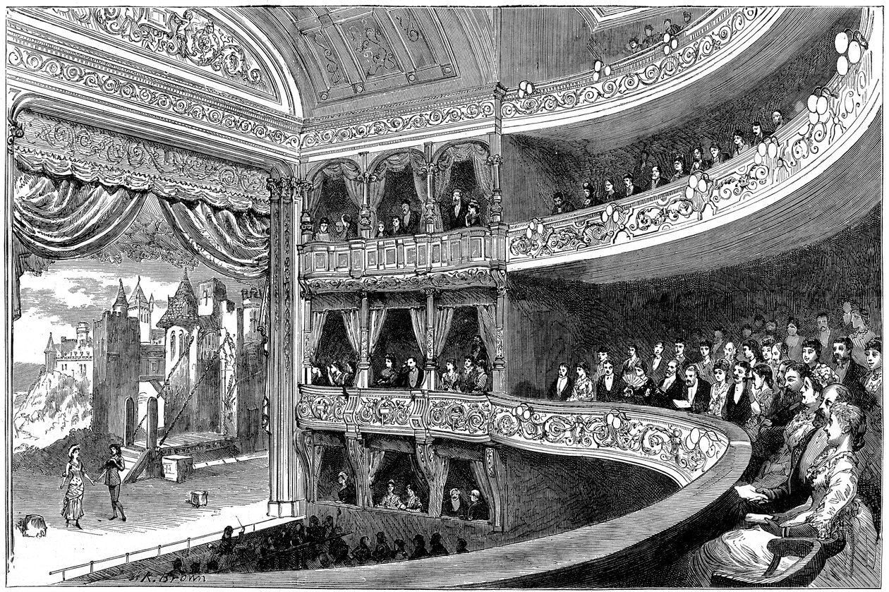 Savoy Tiyatrosu, Londra, 1881 by Unbekannt