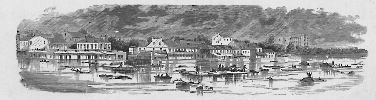 1874, 1883 Tufanları sırasında Baton Rouge