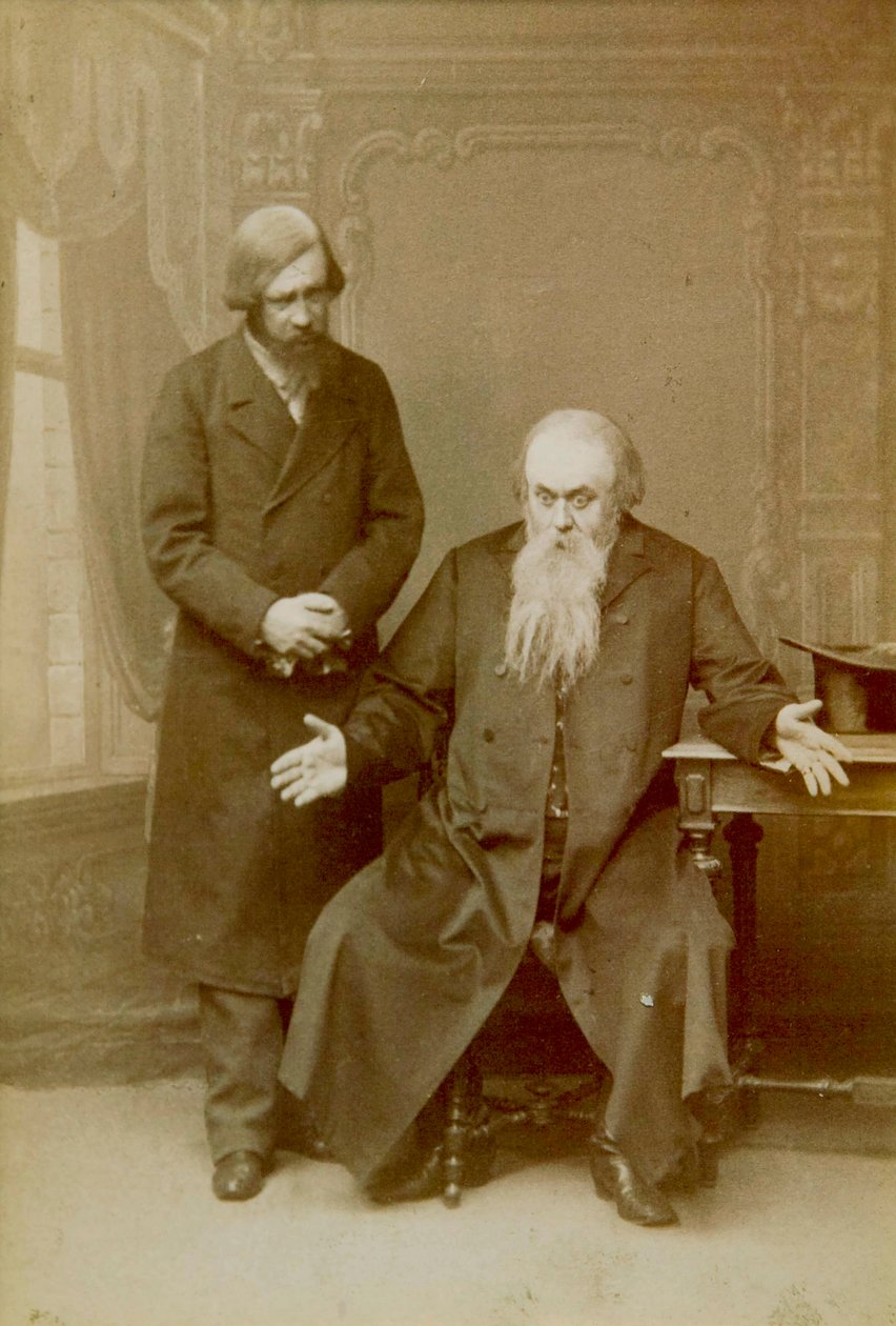 Alexander Ostrovskys'nin Bir Aile Meselesi oyunundan bir sahne, Maly Tiyatrosu, Moskova, Rusya, 1892 by Unbekannt