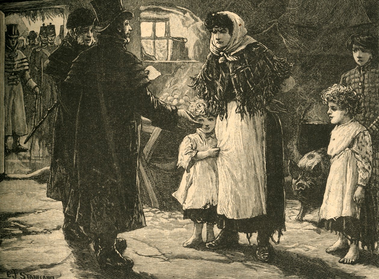 İrlanda sahnesi: Ondalık gözetmeninin ziyareti, 1830