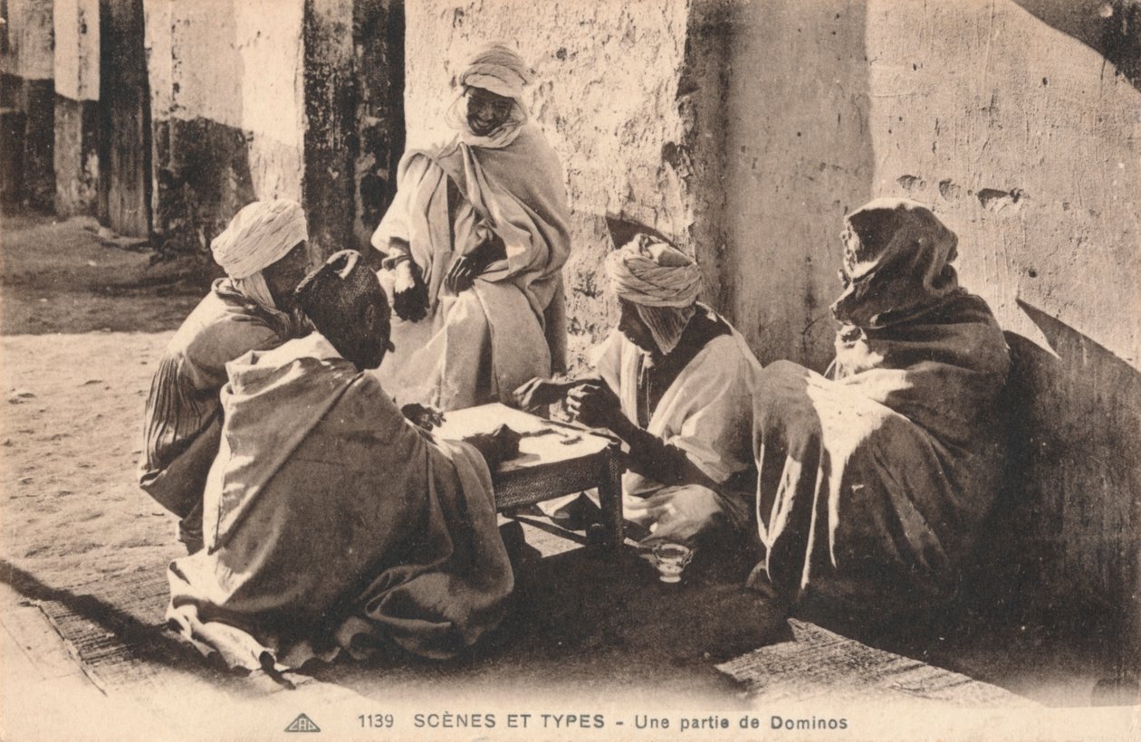 Sahneler ve Türler - Domino Oyunu, c1900 by Unbekannt