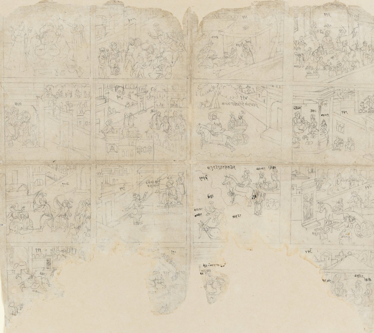 19. yüzyılın başlarında Bhagavata Purana