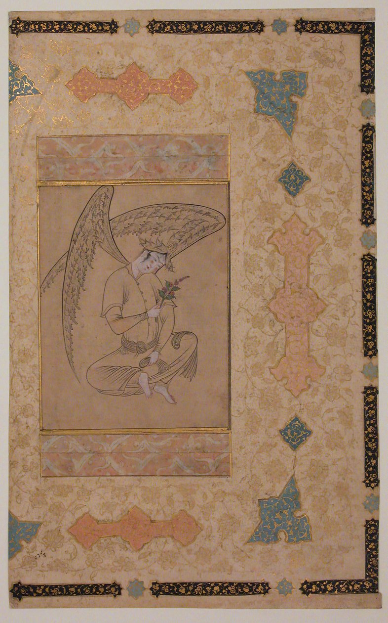 Oturan Melek, 17. yüzyıl. by Unbekannt