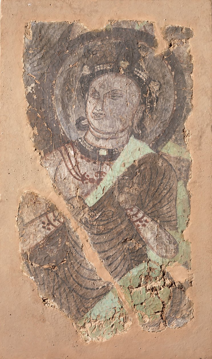 Oturan Bodhisattva, yaklaşık. 6-7 yüzyıl. by Unbekannt