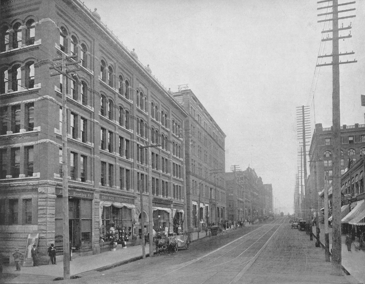 İkinci Cadde, Seattle, Washington, c1897. by Unbekannt