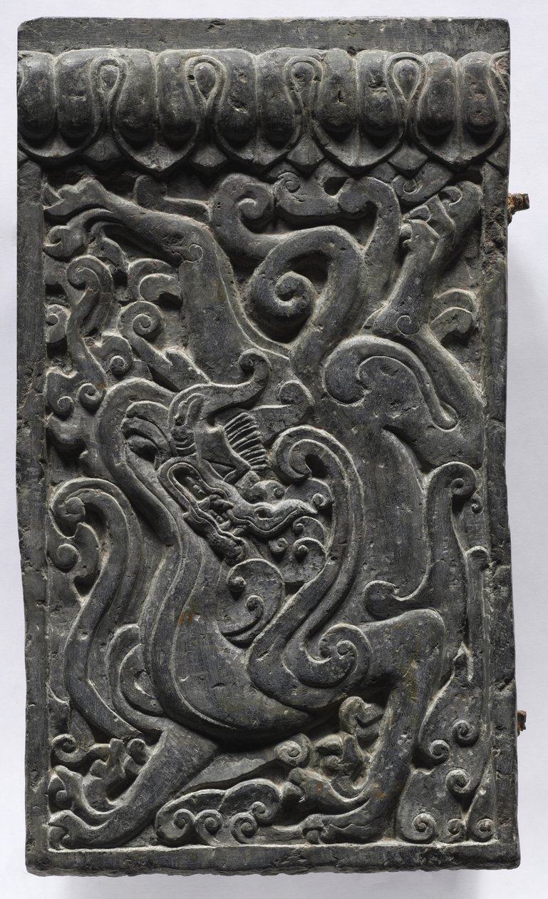 Bir Tabut Platformunun Bölümü: Dragon, 550-577. by Unbekannt