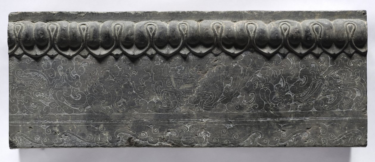 Bir Tabut Platformunun Kesiti: Yatay Panel, 550-577. by Unbekannt
