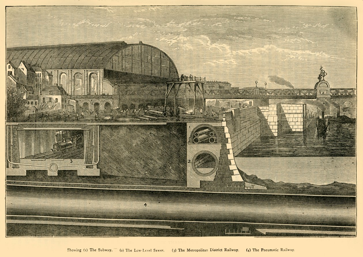 Thames Gemisinin Bölümü, 1867, c1876. by Unbekannt