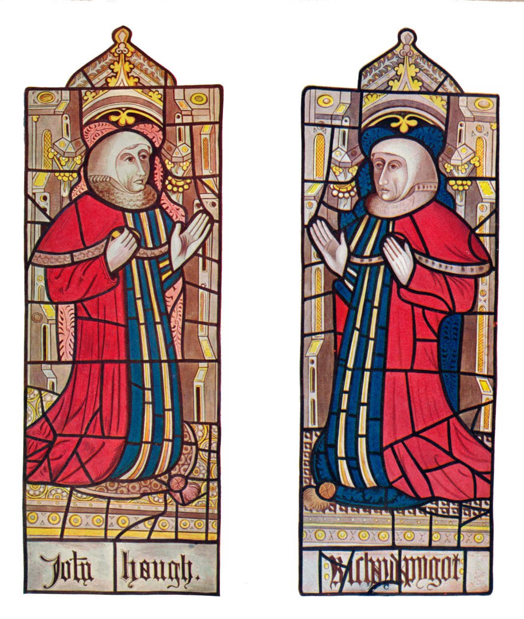 Hukukta Çavuşlar. Uzun Melford Kilisesi, Suffolk, 1903 by Unbekannt