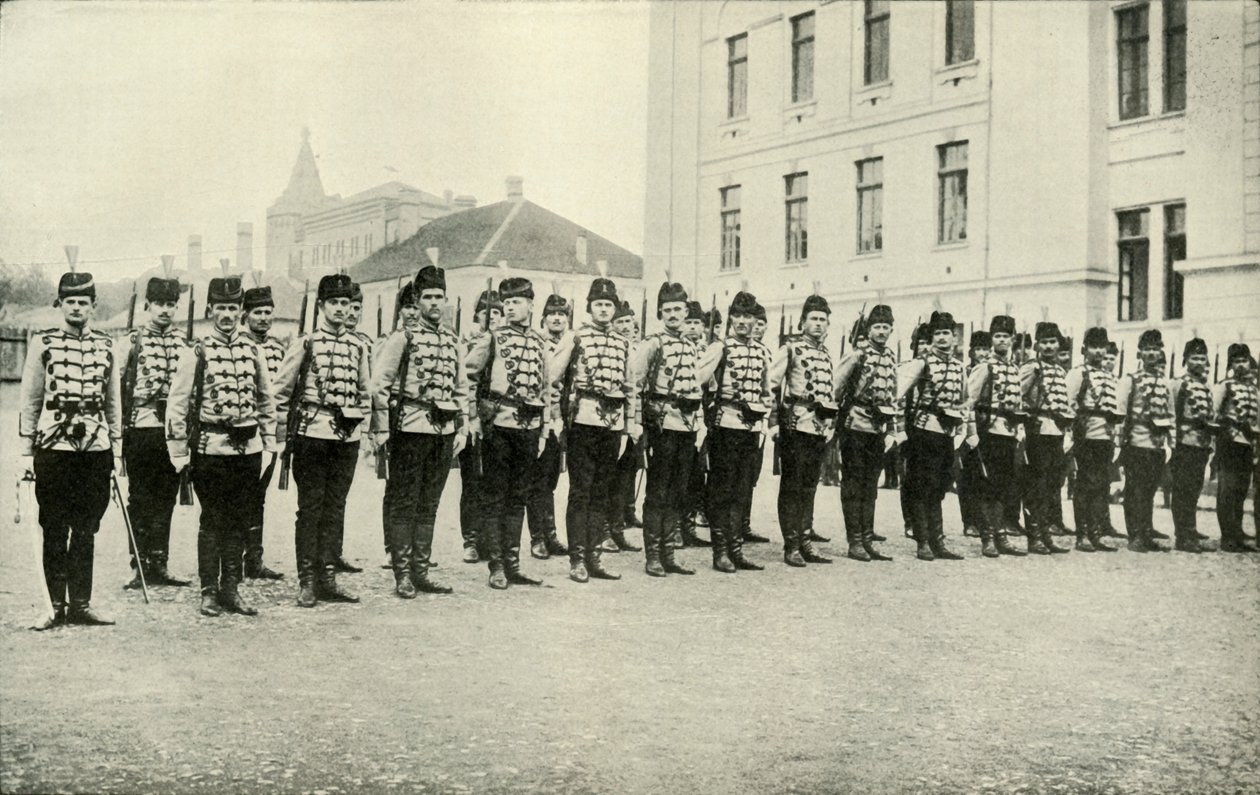 Geçit Töreninde Servian Süvari, 1919. by Unbekannt