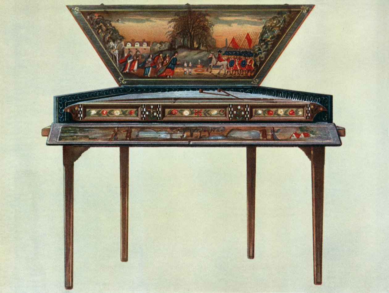 H. Boddingtons koleksiyonundan on yedinci yüzyıl santur, 1948 by Unbekannt
