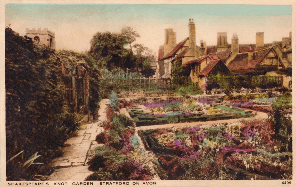 Shakespeares Düğüm Bahçesi, Stratford-Upon-Avon, c1910. by Unbekannt