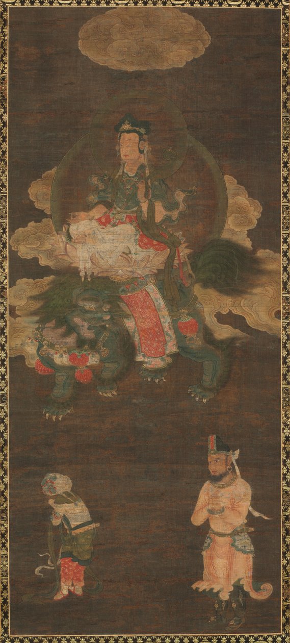 Shakyamuni Üçlüsü: Manjushri ve Samantabhadra Bodhisattva