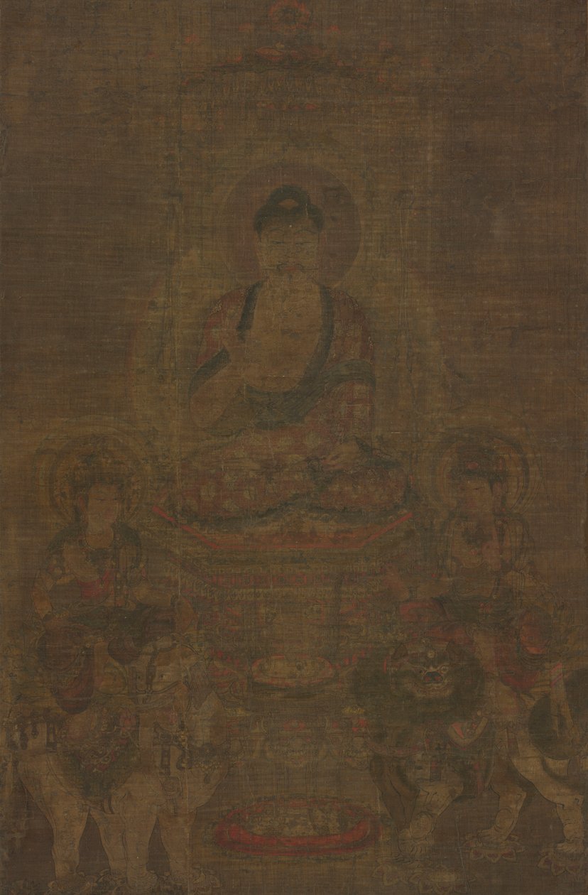 Shakyamuni Üçlüsü: Manjushri ve Samantabhadra