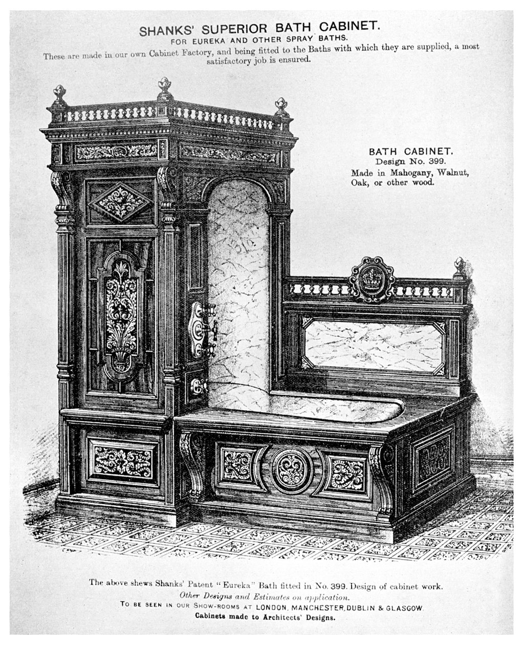 Shanks Superior Banyo Dolabı, c1880 1956 by Unbekannt