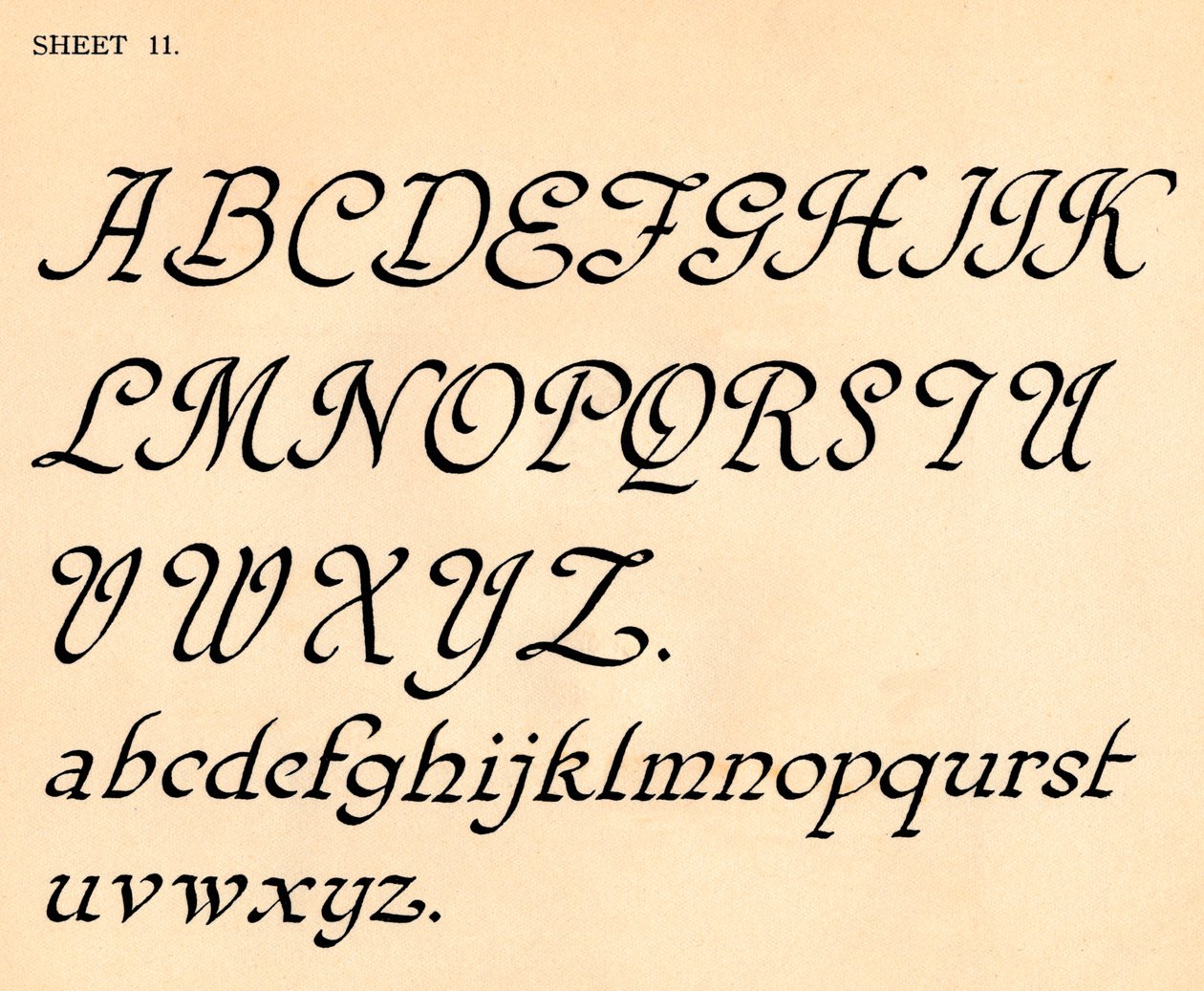 Sayfa 11, bir alfabe portföyünden, 1929 by Unbekannt