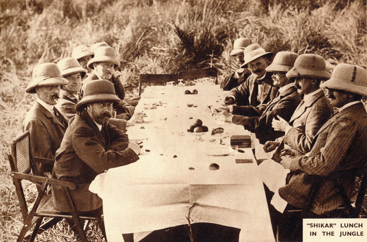 Ormanda Shikar öğle yemeği, 1911 1935 by Unbekannt